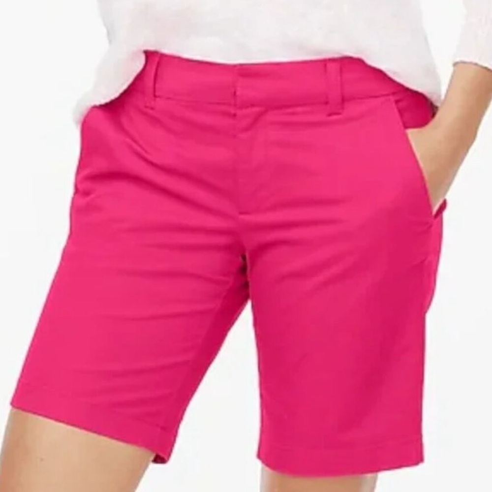 Cynthia Rowley Bright Pink Bermuda Shorts 11” inseam Size 4